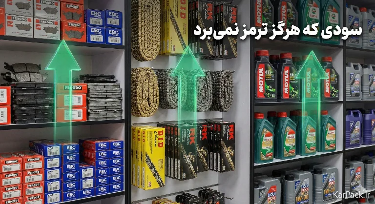 مزایا شغل لوازم یدکی موتور سیکلت 