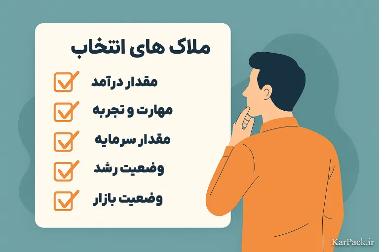 ملاک‌های واقعی برای انتخاب یک شغل پردرآمد چیست؟