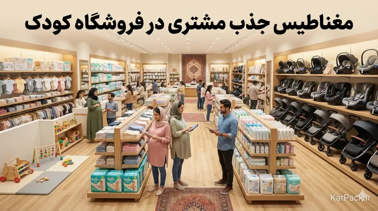 ترفندهای جذب مشتری کالای کودک و سیسمونی مغازه