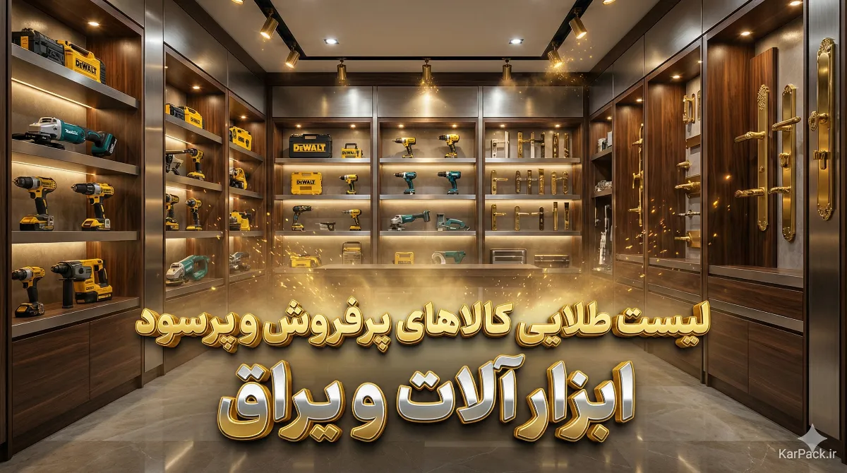 لیست طلایی کالاهای پرفروش و پرسود ابزار آلات و یراق