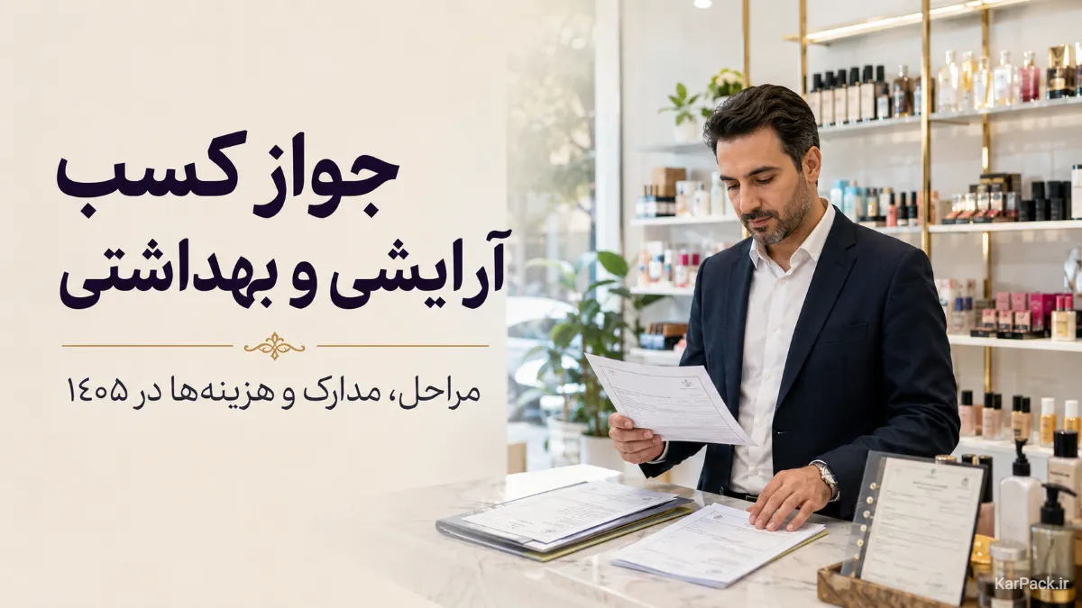 جواز کسب آرایشی و بهداشتی در سال ۱۴۰۵