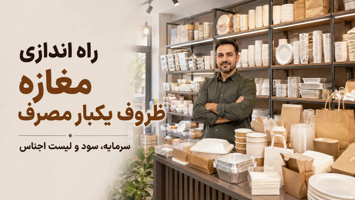 راه اندازی مغازه ظروف یکبار مصرف