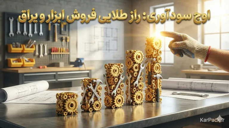 درآمد و سود ابزارآلات و یراق فروشی